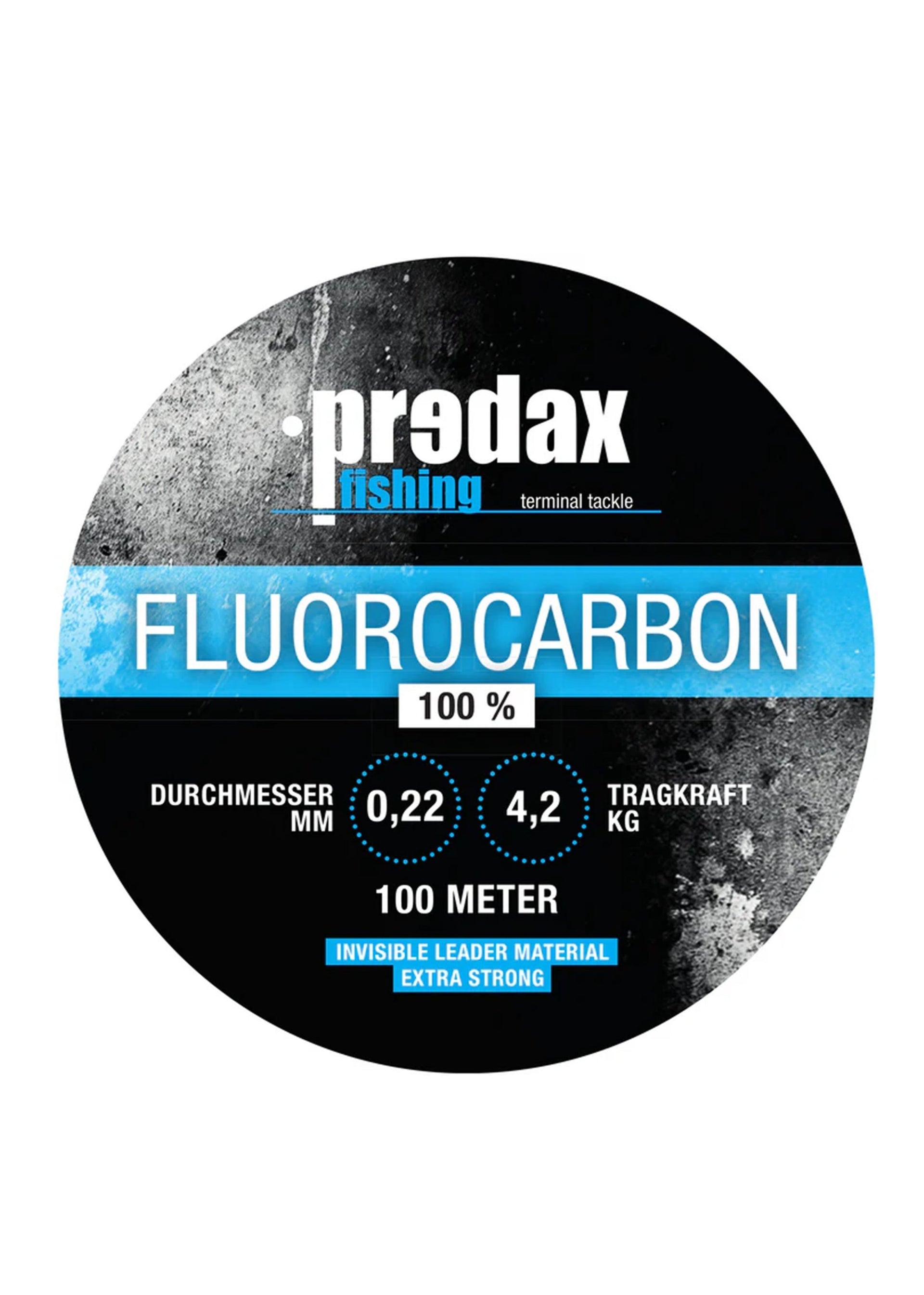 Predax Fluorocarbon Vorfachschnur 100 Meter Spule in 0,14mm - 1,00 mm von 1,9 KG bis 33,7 KG (Kopie)