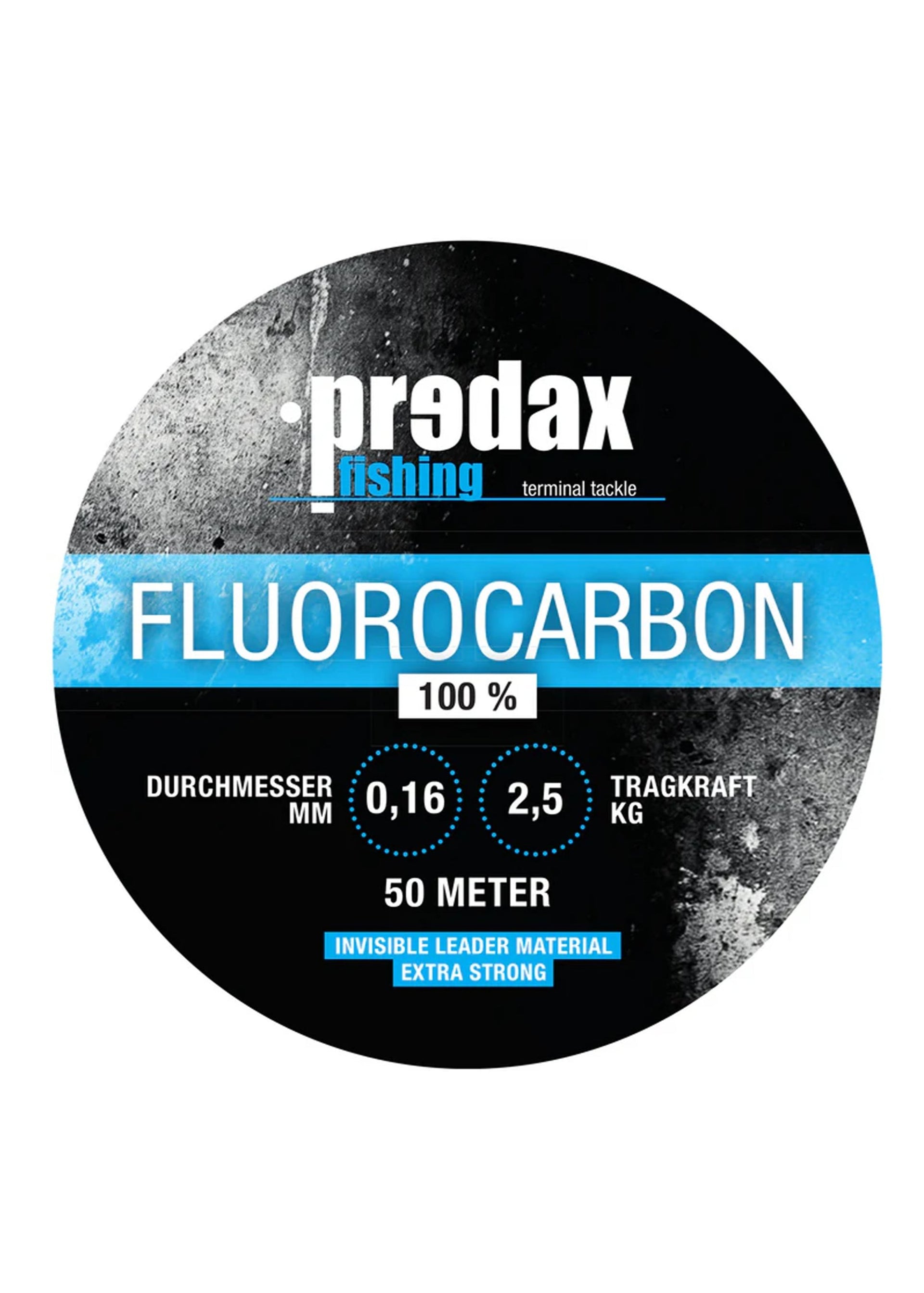 Predax Fluorocarbon Vorfachschnur 50 Meter Spule in 0,14mm - 1,00 mm von 1,9 KG bis 33,7 KG