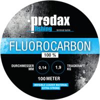 Predax Fluorocarbon Vorfachschnur 100 Meter Spule in 0,14mm - 1,00 mm von 1,9 KG bis 33,7 KG (Kopie)