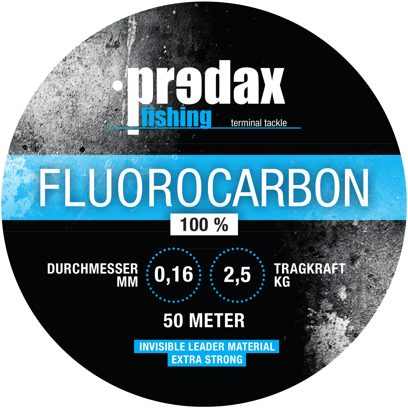 Predax Fluorocarbon Vorfachschnur 50 Meter Spule in 0,14mm - 1,00 mm von 1,9 KG bis 33,7 KG